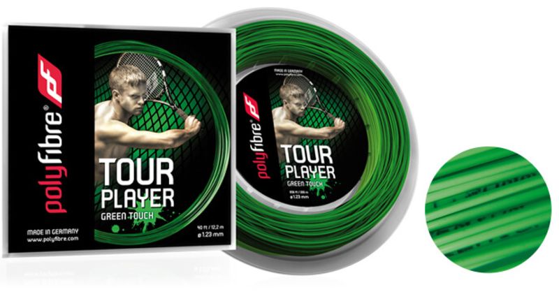PRUEBA, TEST DE CORDAJE POLYFIBRE GREEN TOUCH 1,23 - Atobeira \"\"