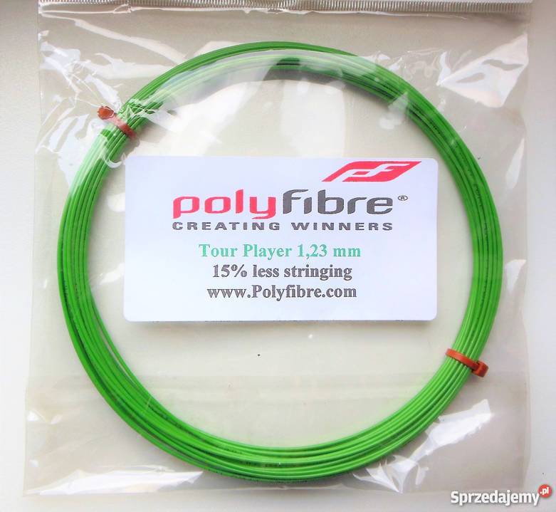 PRUEBA, TEST DE CORDAJE POLYFIBRE GREEN TOUCH 1,23 - Atobeira \"\"