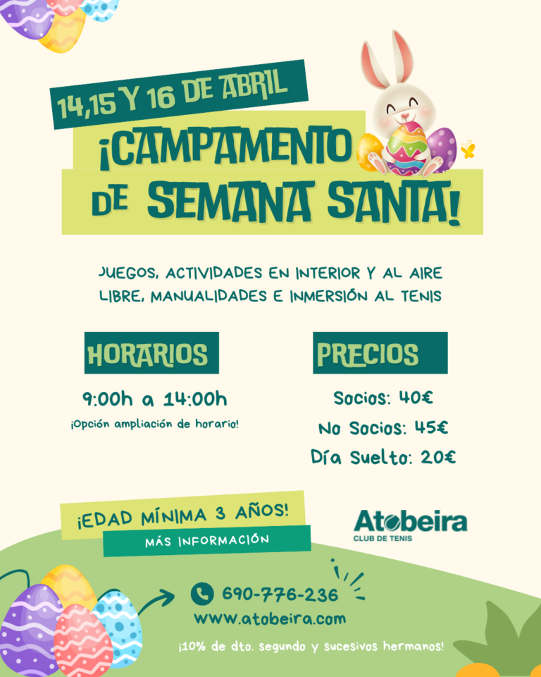 CartelCampamentoSemanaSanta Atobeira 1080 x 1350 px